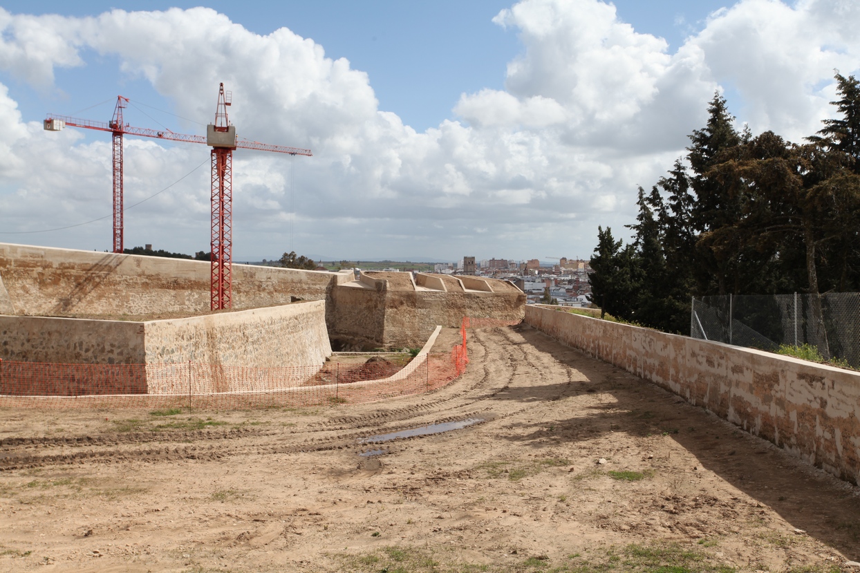 Las obras del Fuerte San Cristóbal, a buen ritmo