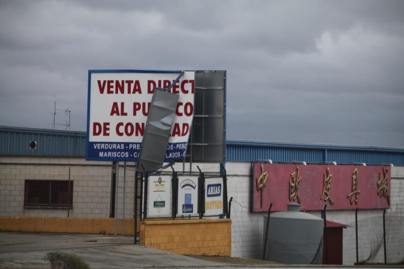 Ciclogénesis explosiva Gong a su paso por Badajoz