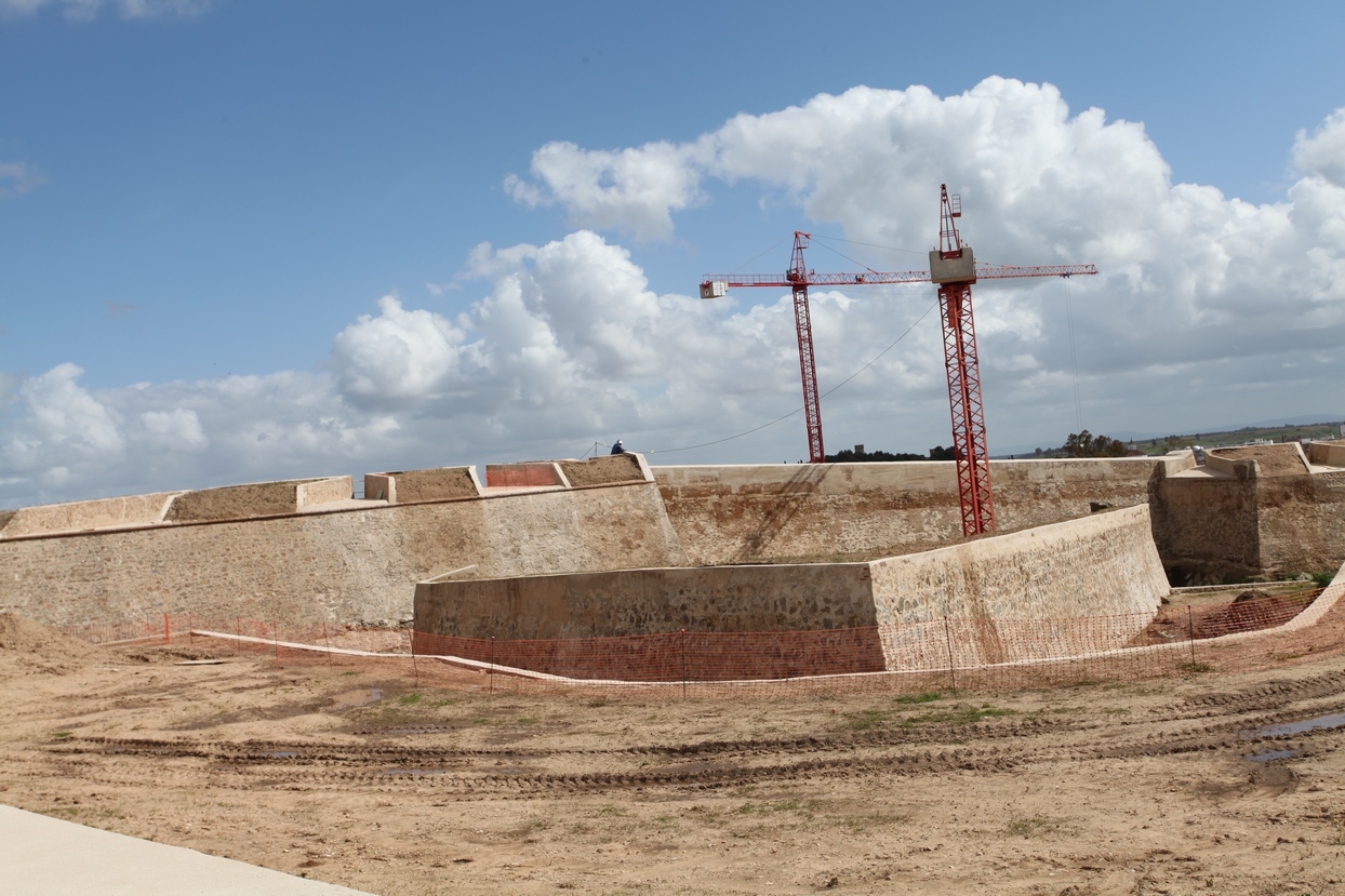 Las obras del Fuerte San Cristóbal, a buen ritmo