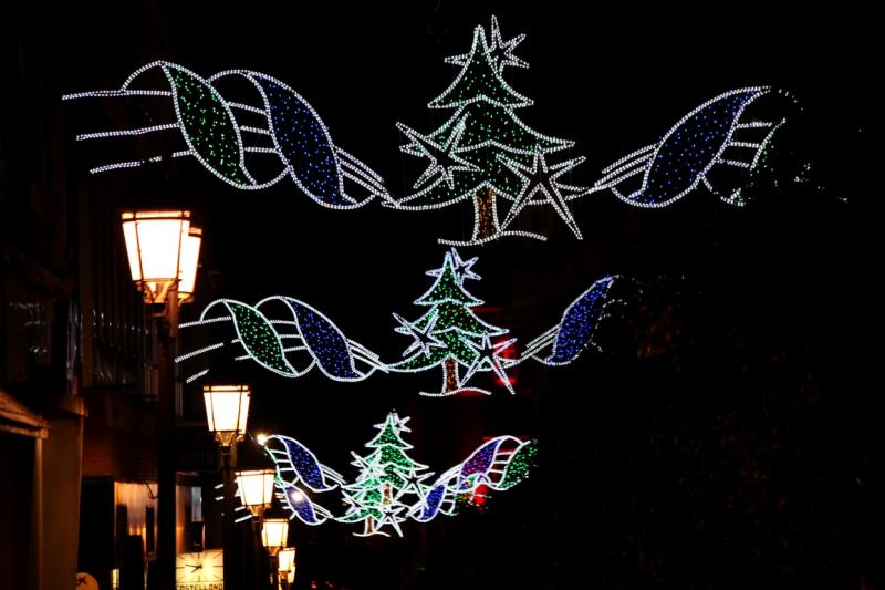 Encendido del alumbrado navideño en Badajoz