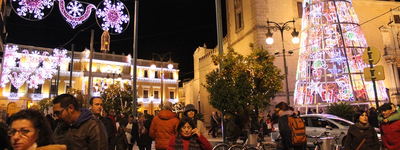 Ambiente navideño en Badajoz