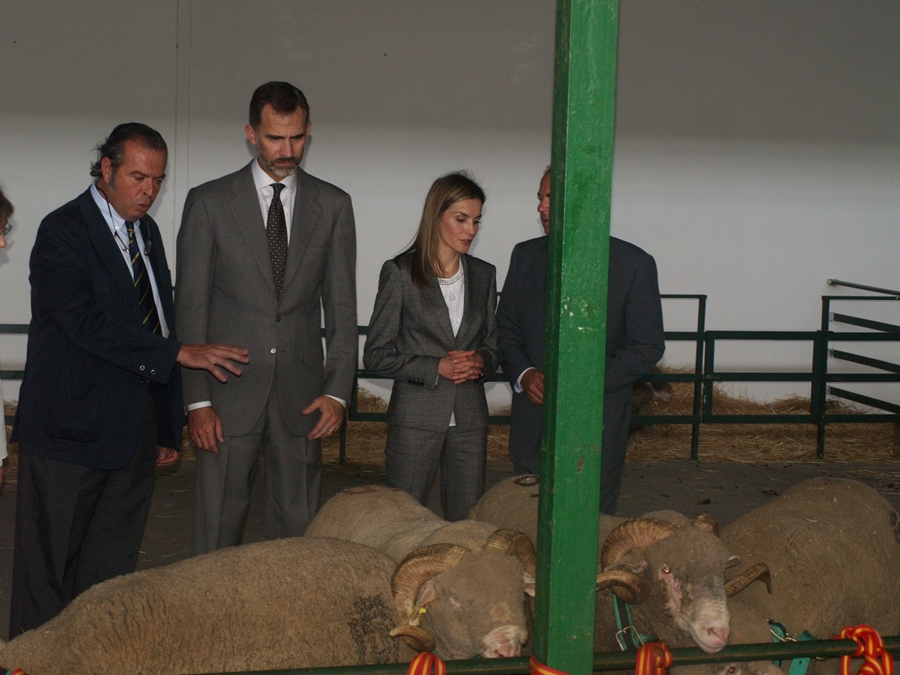 Los Reyes de España inauguran la Feria Internacional Ganadera de Zafra