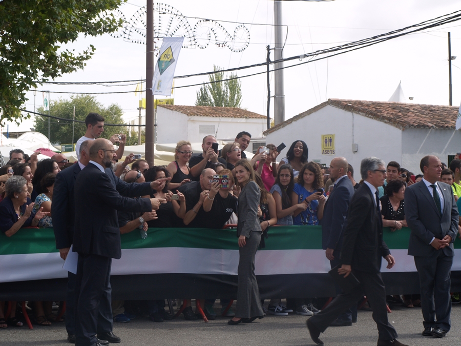 Los Reyes de España inauguran la Feria Internacional Ganadera de Zafra