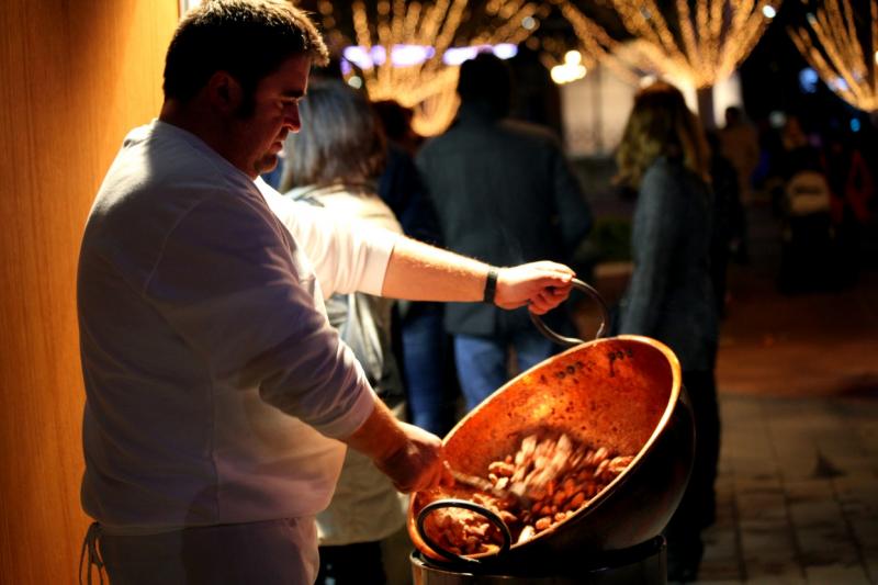 Encendido del alumbrado navideño en Badajoz