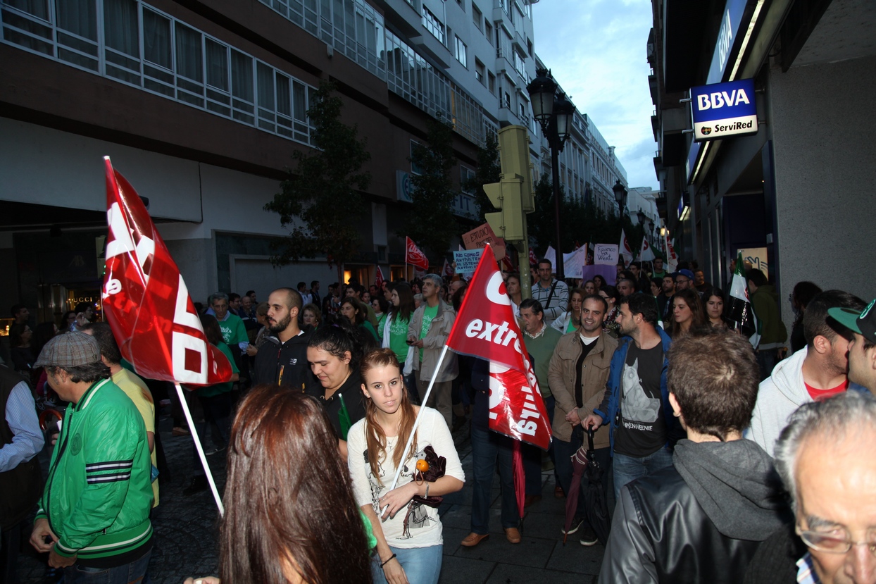 Imágenes de la manifestación de Badajoz contra la Ley Wert