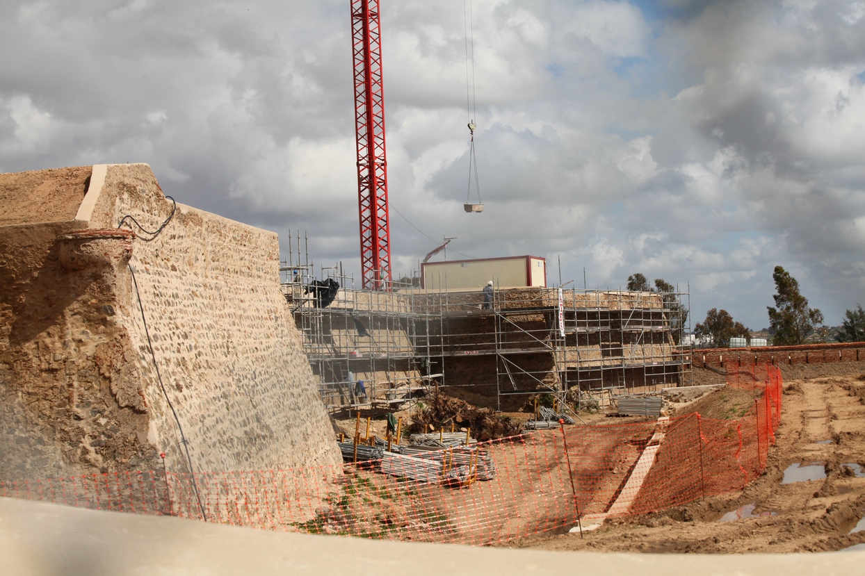 Las obras del Fuerte San Cristóbal, a buen ritmo