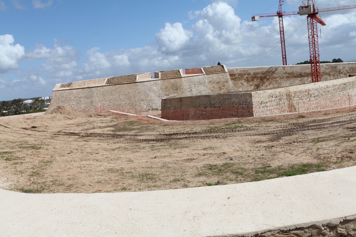 Las obras del Fuerte San Cristóbal, a buen ritmo