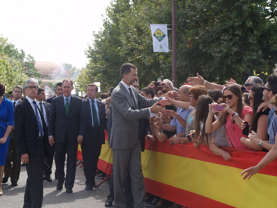 Los Reyes de España inauguran la Feria Internacional Ganadera de Zafra