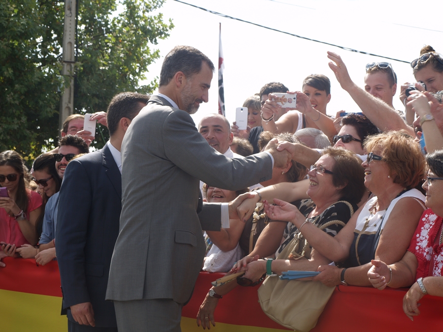 Los Reyes de España inauguran la Feria Internacional Ganadera de Zafra