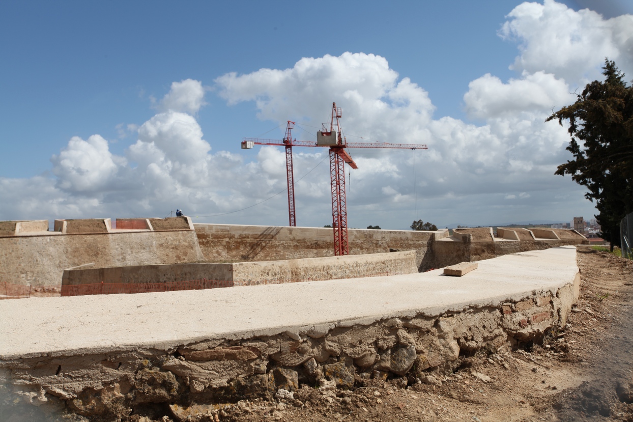 Las obras del Fuerte San Cristóbal, a buen ritmo