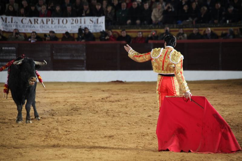 Reportaje fotográfico de la corrida de El Juli, Perera y Padilla en Olivenza