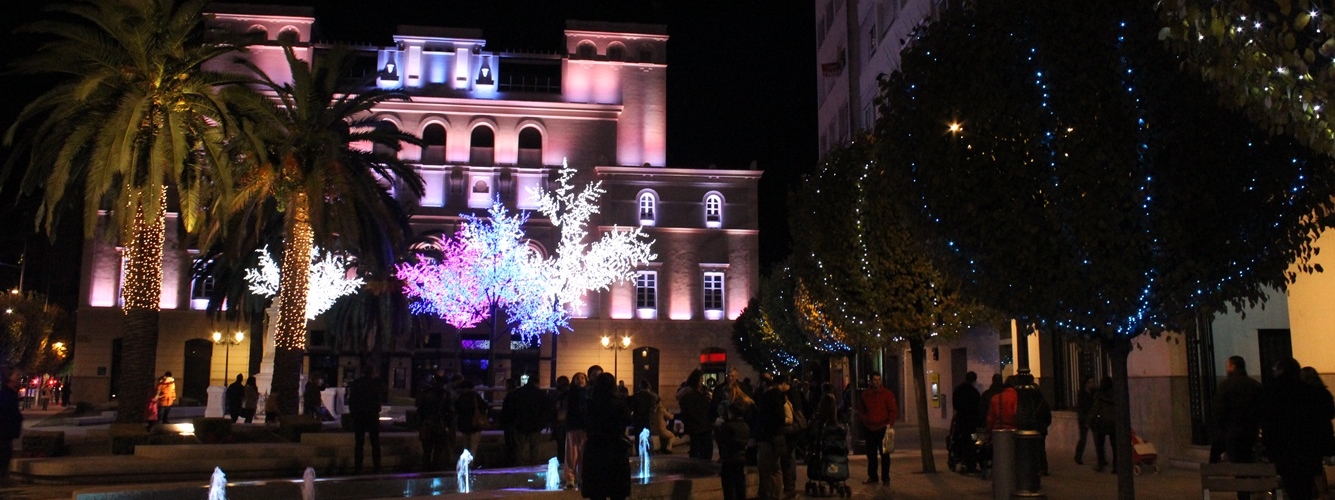 Ambiente navideño en Badajoz