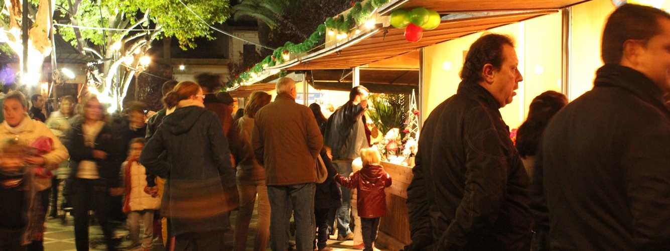 Ambiente navideño en Badajoz