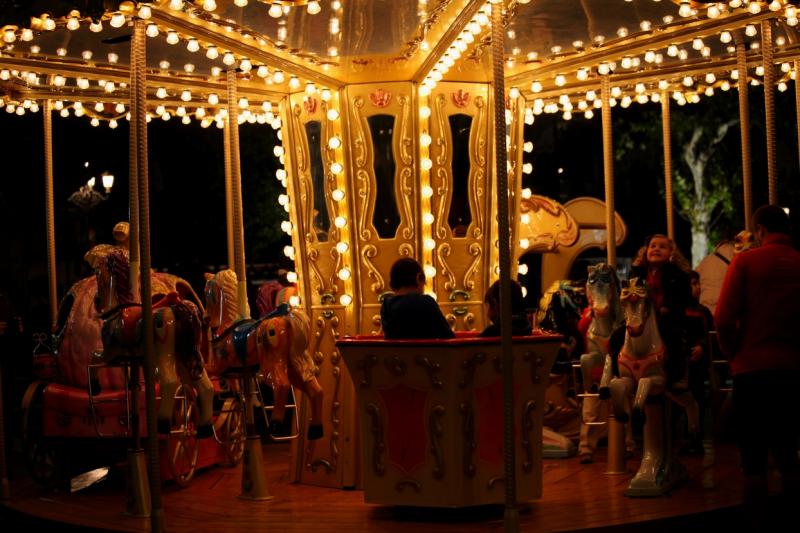 Encendido del alumbrado navideño en Badajoz