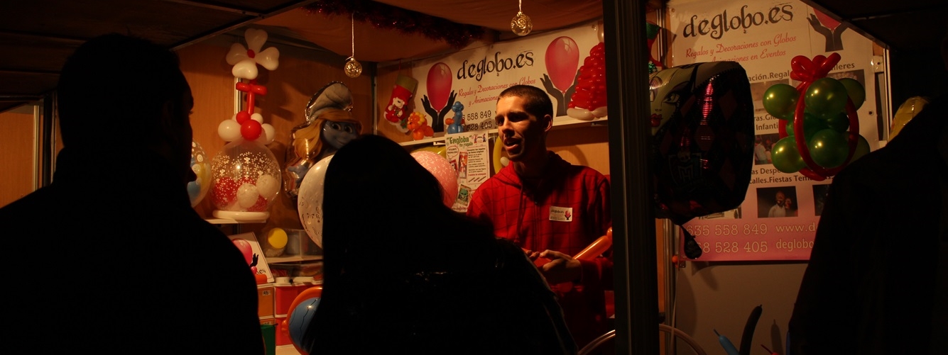 Ambiente navideño en Badajoz