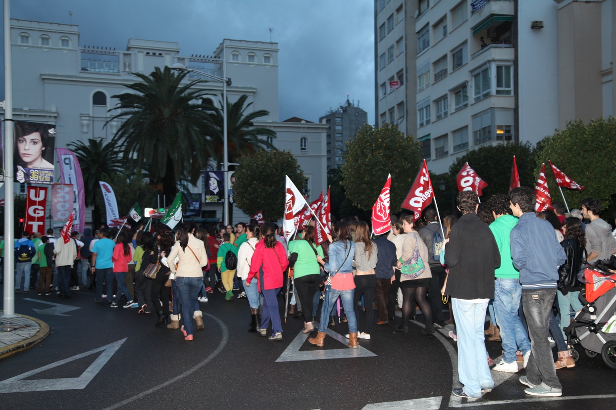 Imágenes de la manifestación de Badajoz contra la Ley Wert