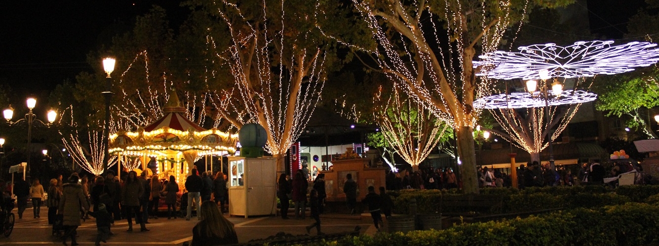 Ambiente navideño en Badajoz