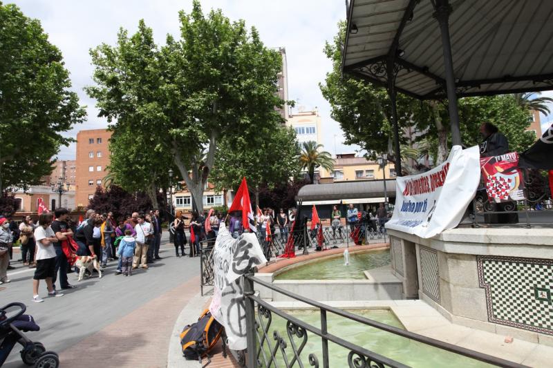 Unos 2.000 manifestantes recorren las calles de Badajoz el día del trabajador