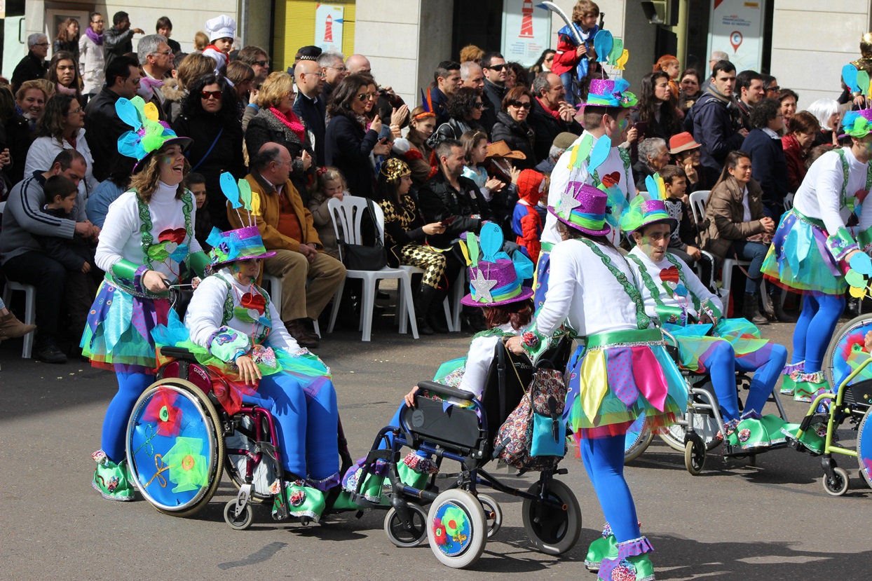 Gran Desfile de Comparsas de Badajoz 2014, parte 1