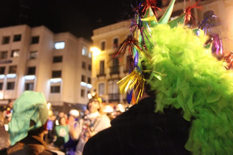 4000 pacenses defienden su Carnaval en la manifestación de ayer