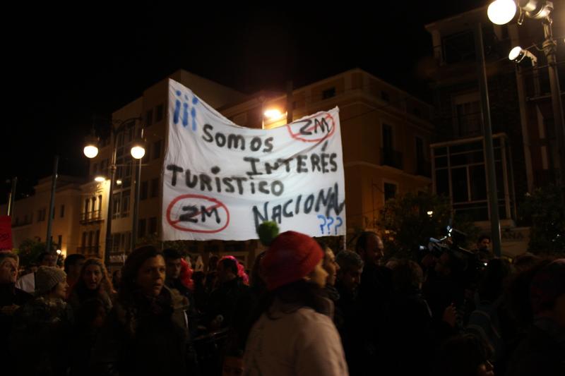 4000 pacenses defienden su Carnaval en la manifestación de ayer