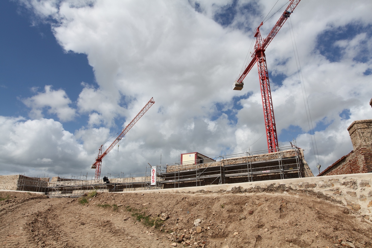 Las obras del Fuerte San Cristóbal, a buen ritmo