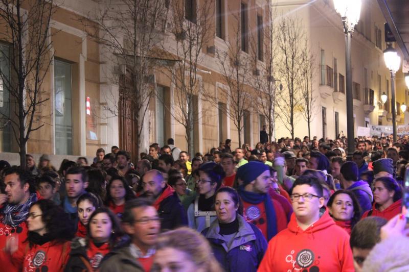 4000 pacenses defienden su Carnaval en la manifestación de ayer