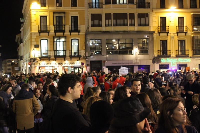4000 pacenses defienden su Carnaval en la manifestación de ayer