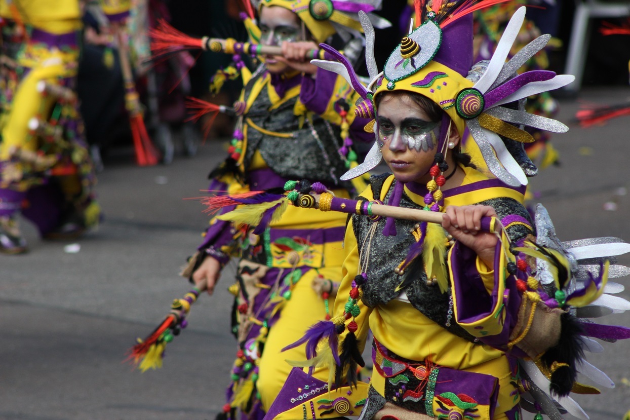 Gran Desfile de Comparsas de Badajoz 2014, parte 1