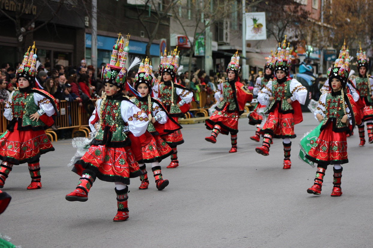 Imágenes del desfile infantil de comparsas de Badajoz 2014