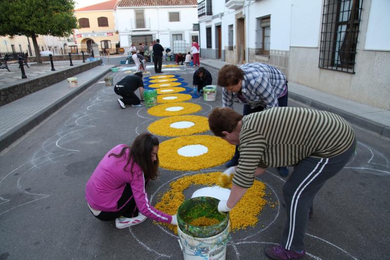 San Vicente de Alcántara se viste de gala para celebrar El Corpus Christi