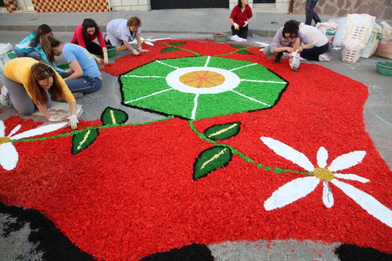 San Vicente de Alcántara se viste de gala para celebrar El Corpus Christi