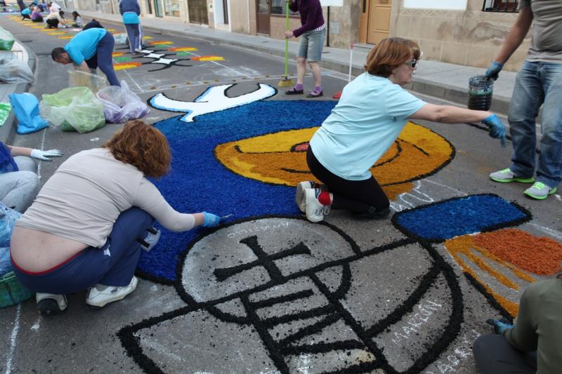 San Vicente de Alcántara se viste de gala para celebrar El Corpus Christi