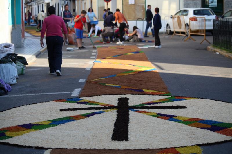 San Vicente de Alcántara se viste de gala para celebrar El Corpus Christi