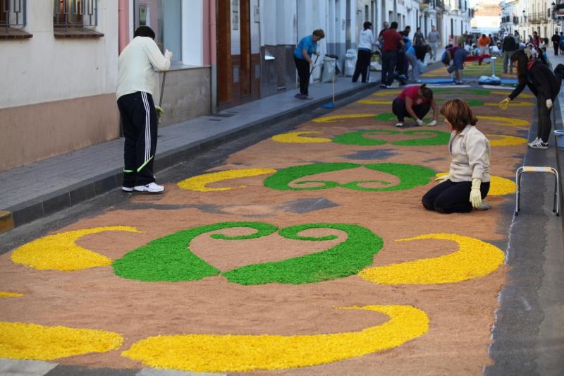 San Vicente de Alcántara se viste de gala para celebrar El Corpus Christi