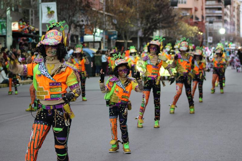 Imágenes del desfile infantil de comparsas de Badajoz 2014