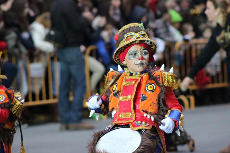 Imágenes del desfile infantil de comparsas de Badajoz 2014