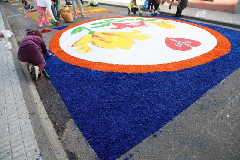 San Vicente de Alcántara se viste de gala para celebrar El Corpus Christi