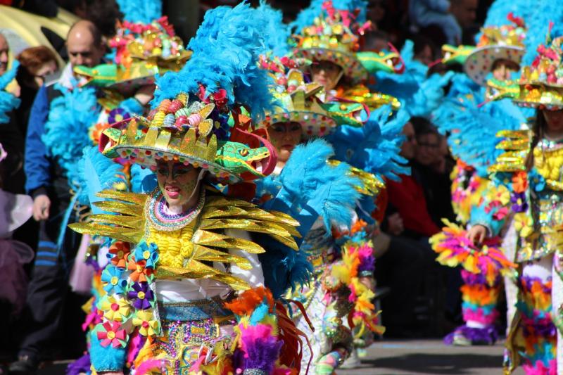 Gran Desfile de Comparsas de Badajoz 2014, parte 1