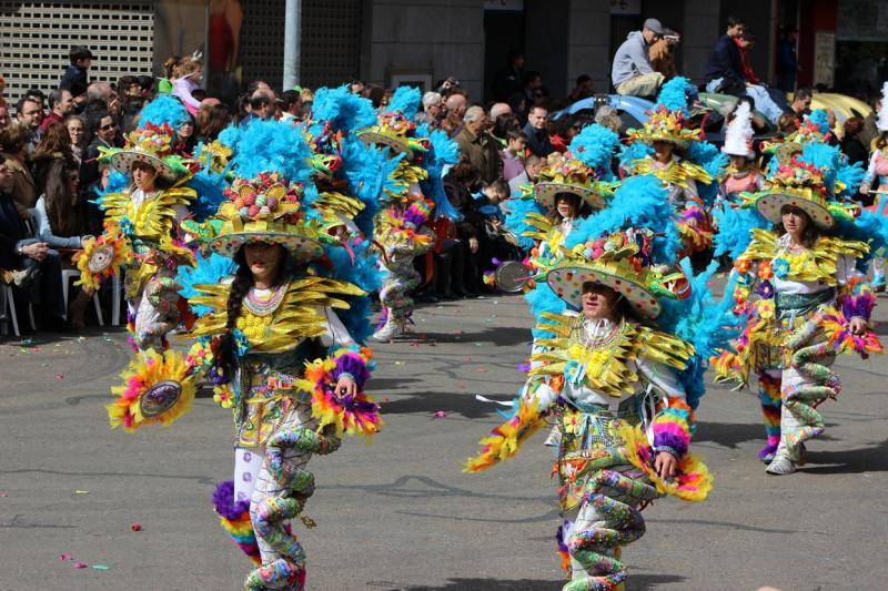 Gran Desfile de Comparsas de Badajoz 2014, parte 1