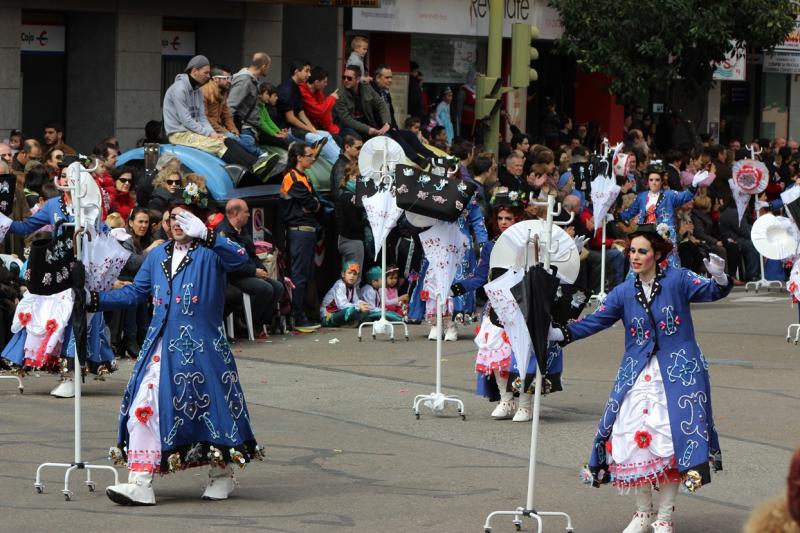 Gran Desfile de Comparsas de Badajoz 2014, parte 1