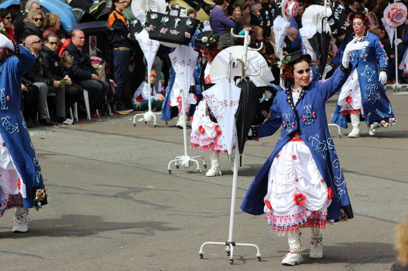 Gran Desfile de Comparsas de Badajoz 2014, parte 1