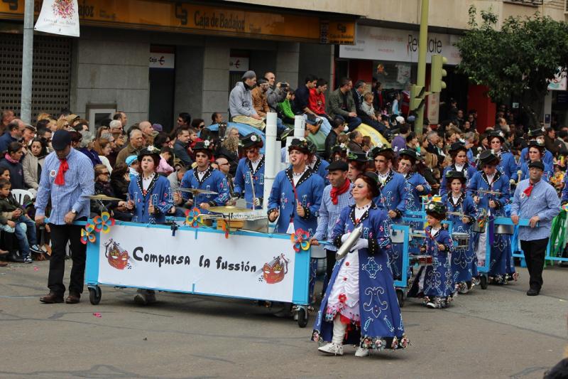 Gran Desfile de Comparsas de Badajoz 2014, parte 1
