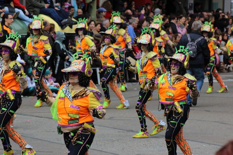 Gran Desfile de Comparsas de Badajoz 2014, parte 1