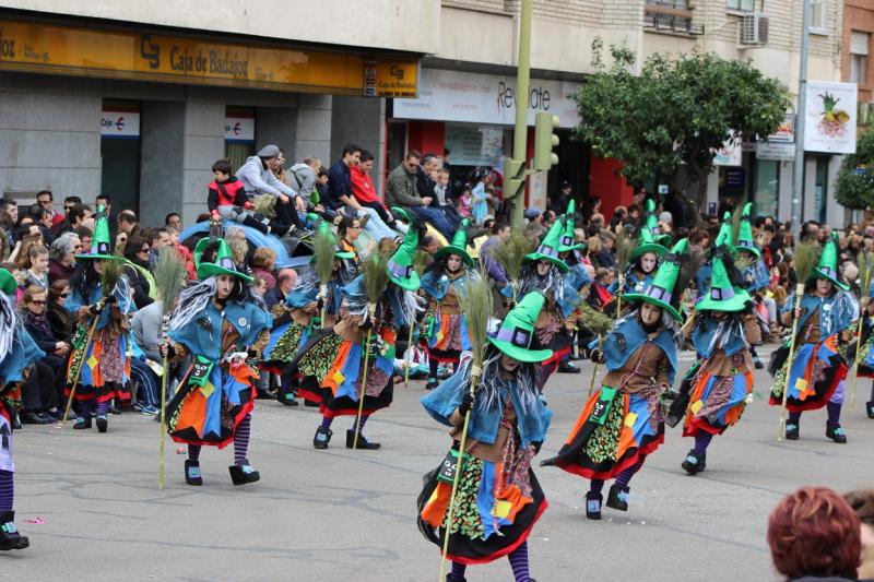 Gran Desfile de Comparsas de Badajoz 2014, parte 1