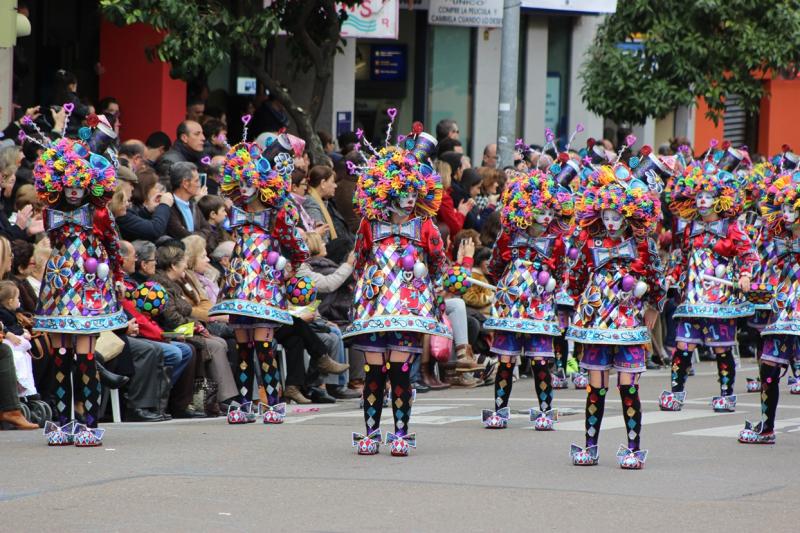 Gran Desfile de Comparsas de Badajoz 2014, parte 1