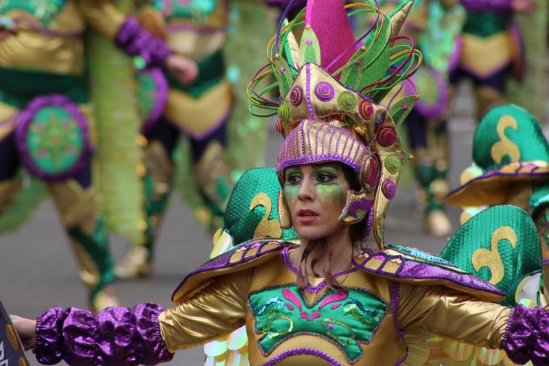 Primeros planos del Gran Desfile de Comparsas de Badajoz 2014