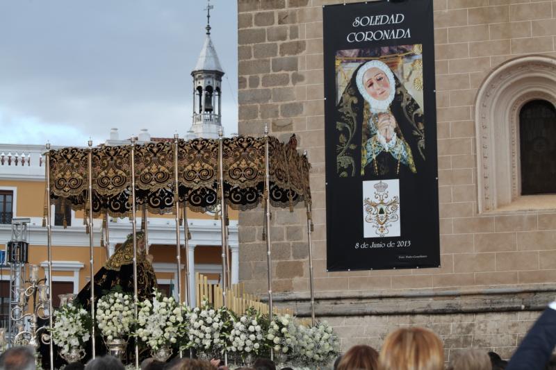 Acto de Coronación de la Virgen de la Soledad en Badajoz