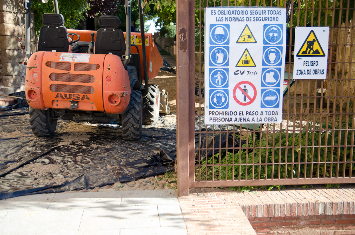 Comienzan las obras en los Jardines de la Galera