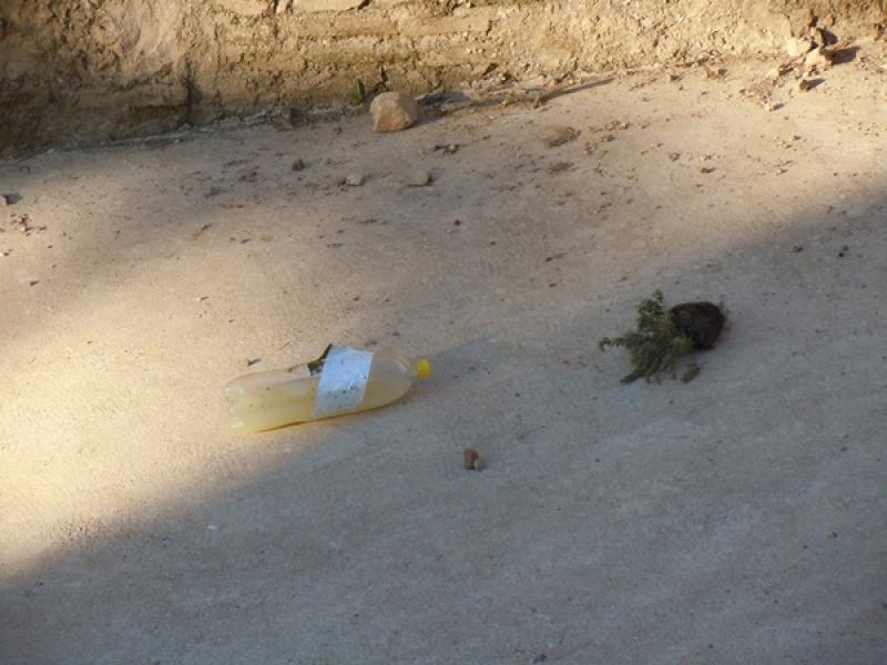 Numerosos actos vandálicos en la parte restaurada de la Alcazaba de Badajoz